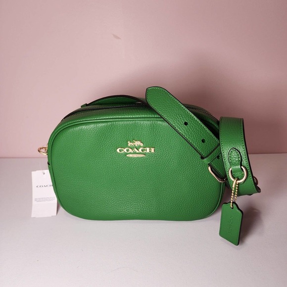 Coach Bags Nwt Coach Ca27 Jamie Camera Shoulder Bag Kelly Green